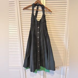 Vintage Anthropologie 50’s style Halter Dress